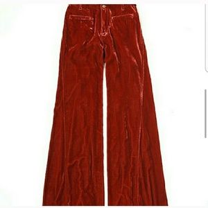 FREE PEOPLE VELVET PANTS